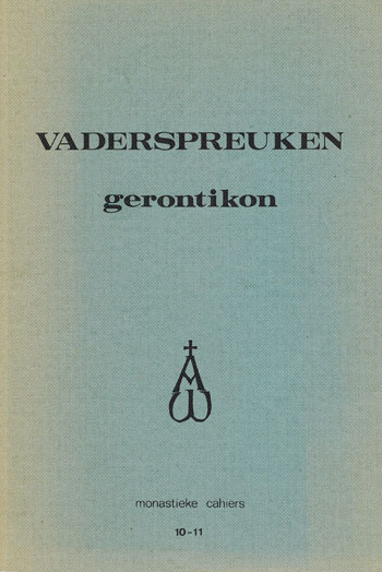 De cover van Vaderspreuken - Gerontikon. (MC 10-11) door Verschillende Auteurs