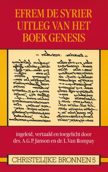 De cover van Efrem de Syrier: uitleg van het boek Genesis door Hl. Efrem De Syrier