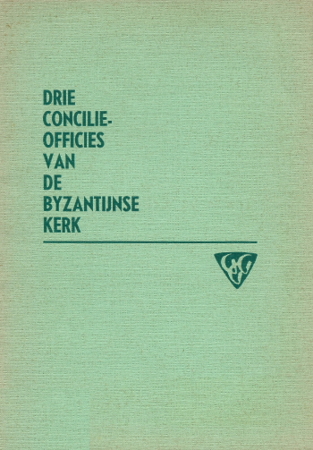 De cover van Drie Concilie-Officies van de Byzantijnse kerk door Verschillende Auteurs