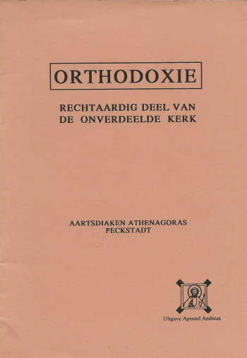 De cover van Orthodoxie. Rechtaardig deel van de onverdeelde kerk. door aartsdn. Athenagoras Peckstadt