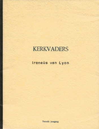 De cover van Kerkvaders kursus (6). Hl. Ireneus van Leon, schakel tussen oosterse en westerse spiritualiteit. door Christofoor Wagenaar