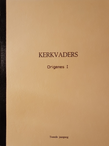 De cover van Kerkvaders kursus (8). Origenes I door Christofoor Wagenaar