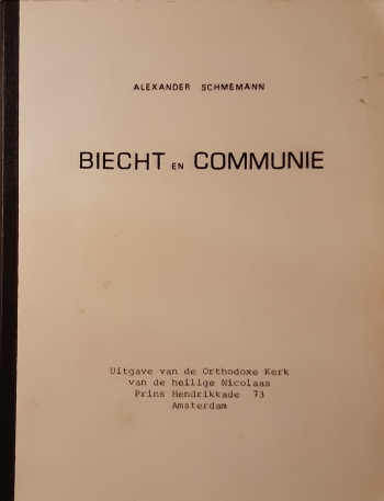 De cover van Biecht en Communie door Vr. Alexander Schmemann
